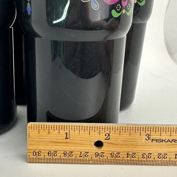 Tupperware Tabletop Kaliopi Fiesta 18 oz Mega‎ Tumblers Set of 4 EUC - Picture 8 of 10